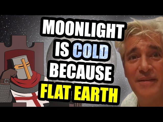 CONFUSED Flat Earther Doesn't Understand Moonlight OR Science (CC)