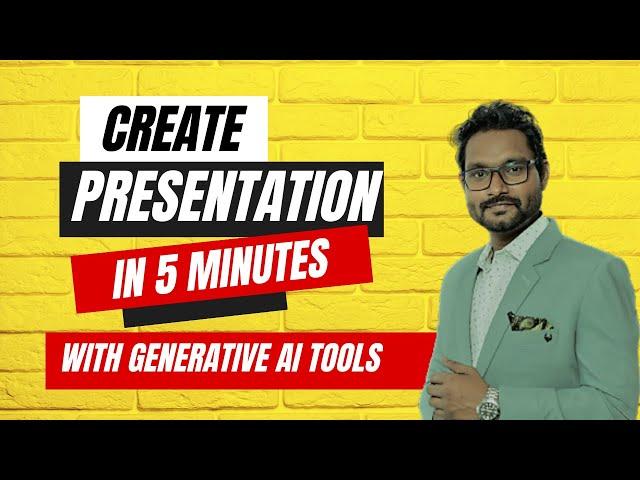 Create Presentation in 5 minutes | Machine Learning | Data Magic AI