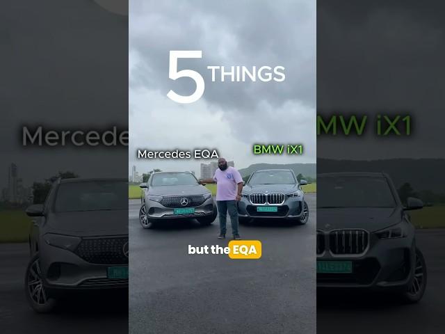 Mercedes EQA vs BMW iX1: Battle of Entry-Level EVs! Watch to find out the winner!