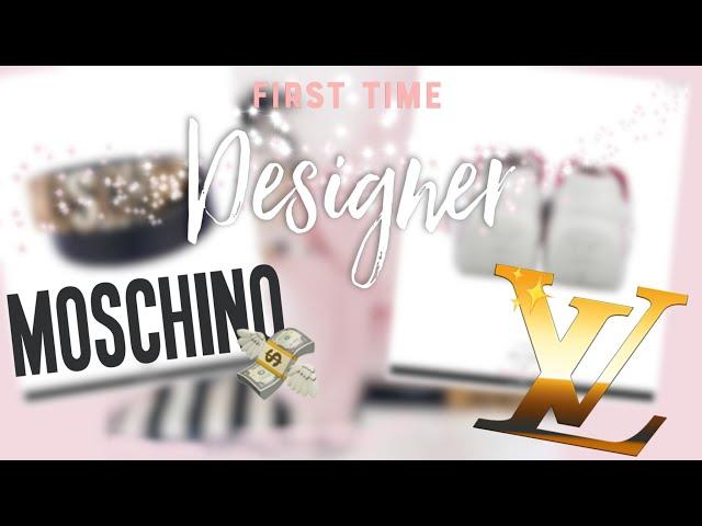 FIRST DESIGNER/LUXURY HAUL + UNBOXING LOUIS VUITTON and MOSCHINO | TheRealReal Review