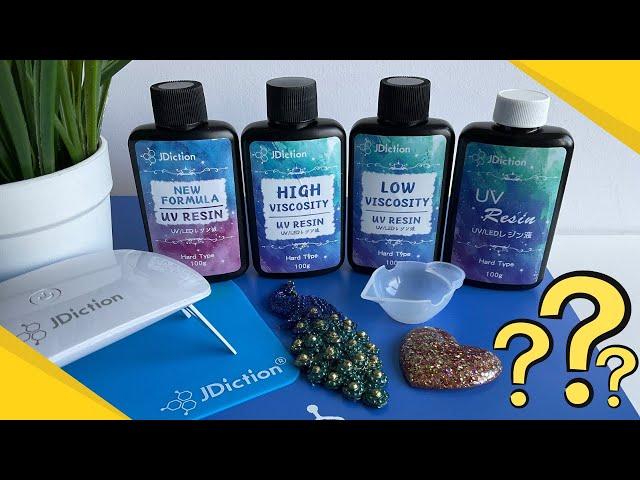 The JDiction UV Resin Range Explained