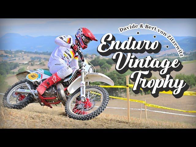 Enduro Vintage Trophy 2024 mit Davide & Bert von Zitzewitz in Camerino, Italien