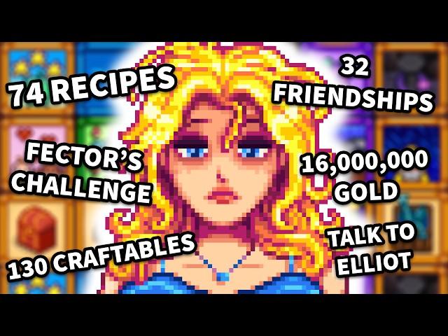 I 100%'d Stardew Valley. It Was Brutal.