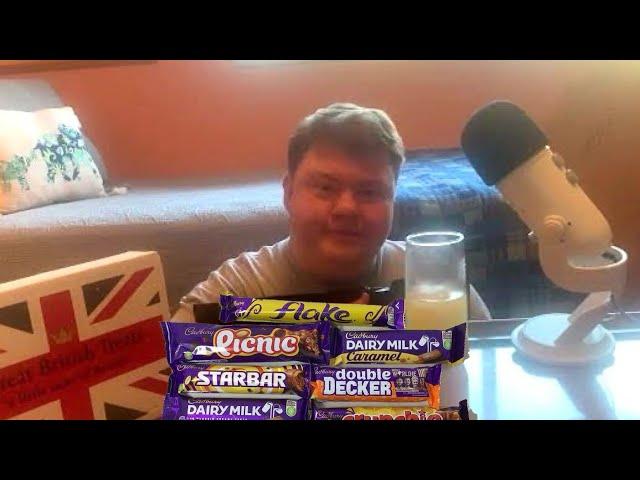 ASMR TRYING POPULAR SELECTION OF BRITAIN’S CHOCOLATE BARS!