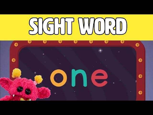 ONE - Let's Learn the Sight Word ONE with Hubble the Alien! | Nimalz Kidz! Songs and Fun!