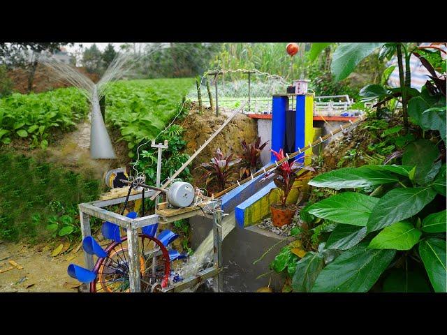 Construction Of Mini Hydroelectric Power And Unique Vegetable Irrigation System