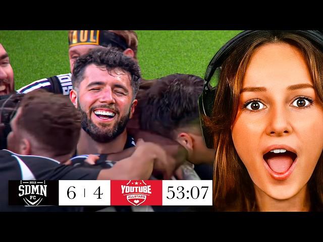 Freya Reacts to SIDEMEN CHARITY MATCH 2025 (Goals & Highlights)