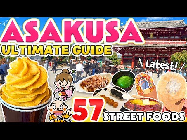 Asakusa Tokyo Latest Street Food Tour / Japan Travel Vlog