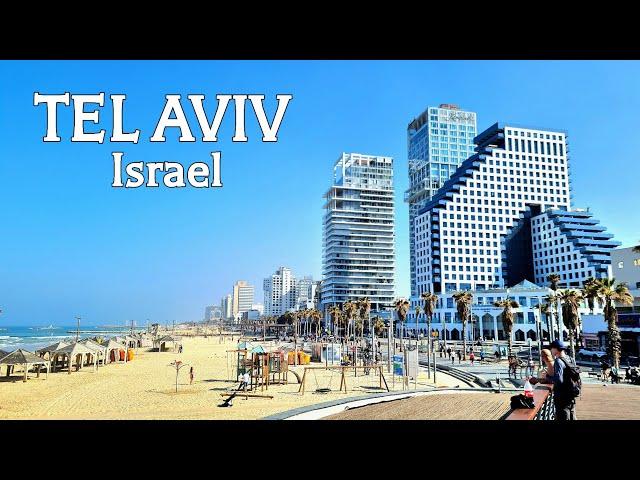 Tel Aviv, Israel  - 4K Walking Tour