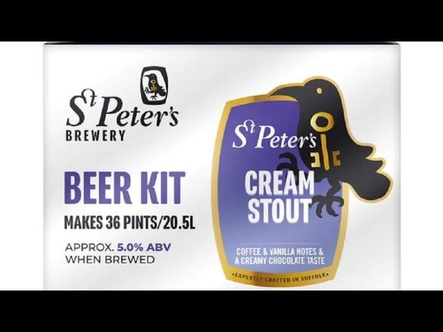 Brewing St Peters Brewery Cream Stout Beer Kit - The Whole Brewday Process