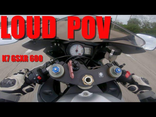 CRAZY GSXR 600 Riding POV // FAST