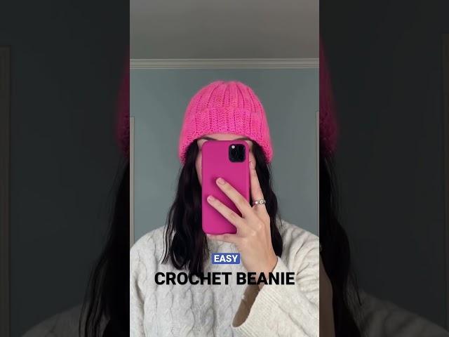 My Easy Beanie Crochet Tutorial is up on my channel & it’s beginner friendly!  #crochet