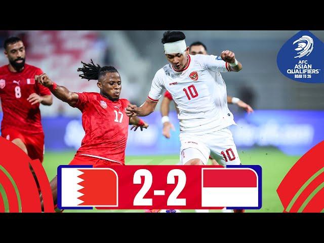 Late goal prevents first win | Bahrain - Indonesia | Highlights | #AsianQualifiers - Road To 26