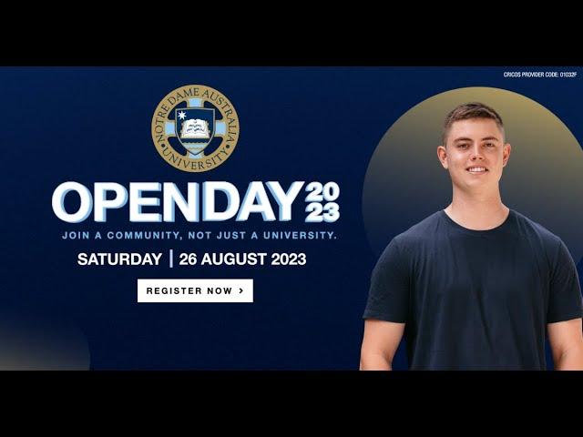 Sydney Open Day 2023 Hype Reel | The University of Notre Dame Australia