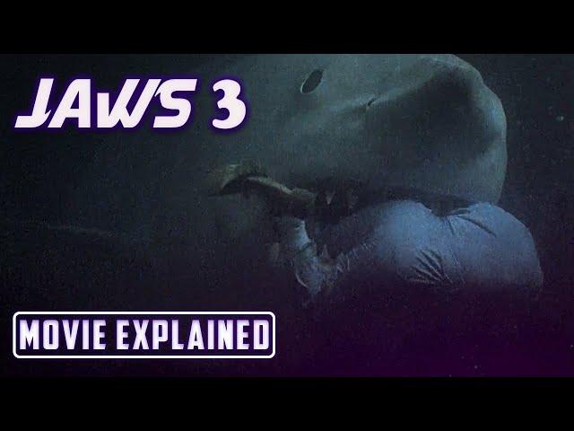 Jaws 3 (1983) Movie Explained in Hindi Urdu | Shark Movie