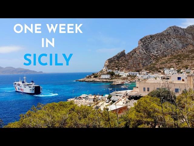 One Week in Sicily: Trapani, Palermo, Levanzo & Erice Travel vlog!