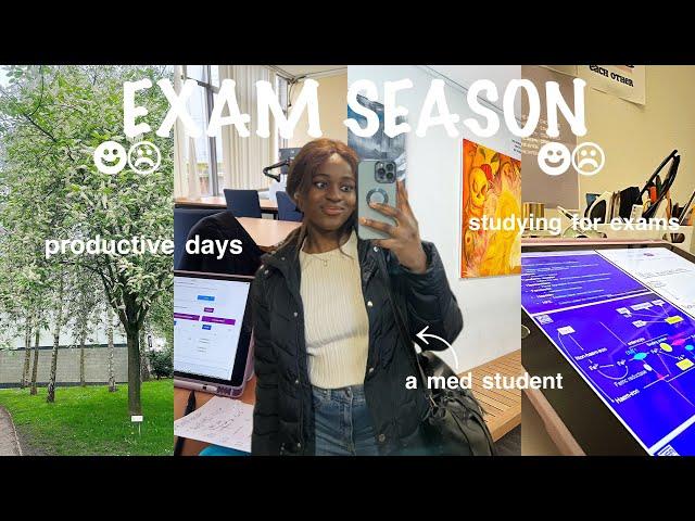 STUDY VLOG  72 hour studying for finals, OSCE, netflix &chilll, study groups