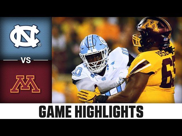 North Carolina vs. Minnesota Game Highlights | 2024 ACC Football