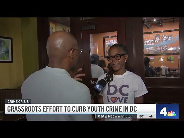 Grassroots effort to curb youth crime in DC meets in Anacostia | NBC4 Washington