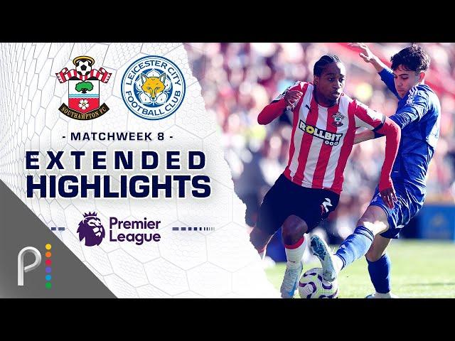 Southampton v. Leicester City | PREMIER LEAGUE HIGHLIGHTS | 10/19/2024 | NBC Sports