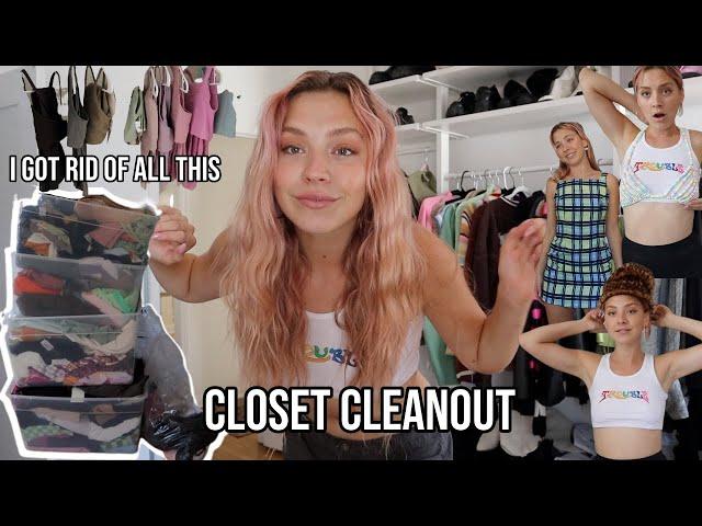 MASSIVE closet cleanout (listing everything