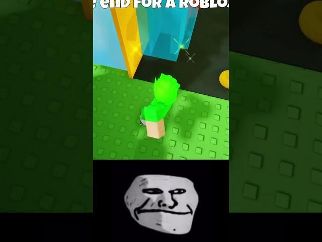 Roblox IQ Moment (Troll Face Meme) #shorts