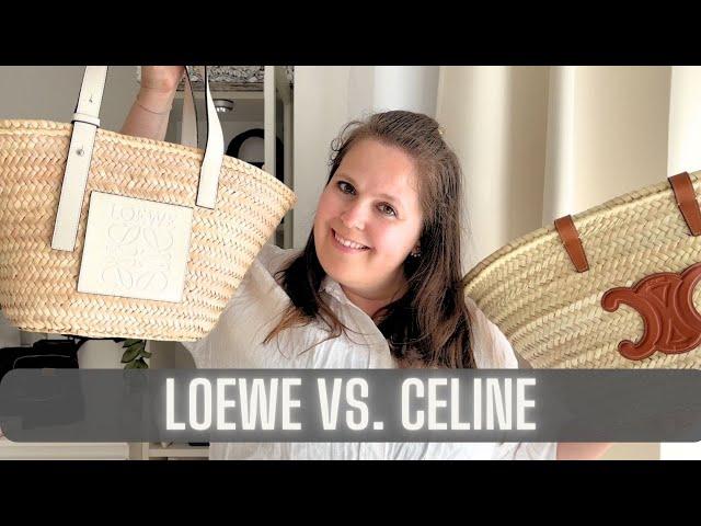 LUXURY BASKET BAGS // LOEWE BASKET BAG VS. CELINE PANIER TRIOMPHE BASKET BAG