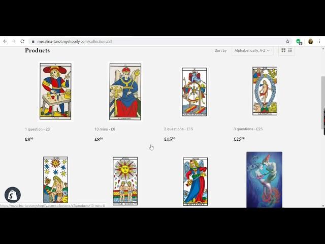 Mi tienda online/My online shop: https://mesalina-tarot.myshopify.com/