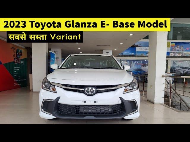 2023 Toyota Glanza E Base Model Review | Affordable Hatchback with Great Features
