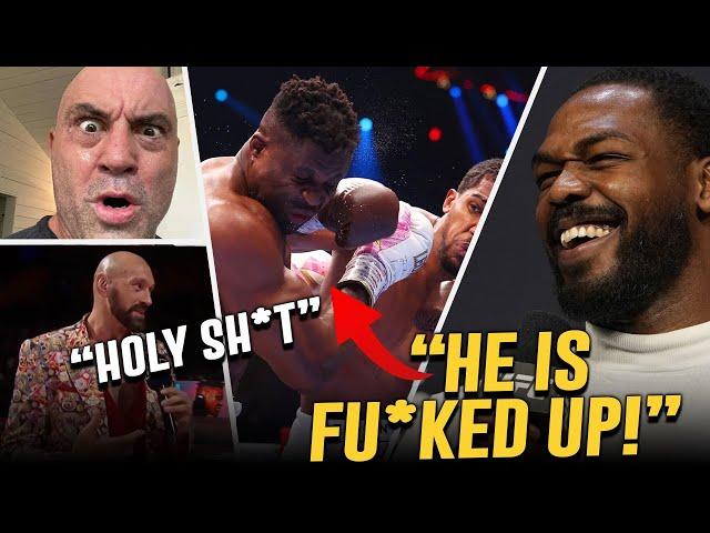 Boxing World reacted to Anthony Joshua's devastating KO of Francis Ngannou