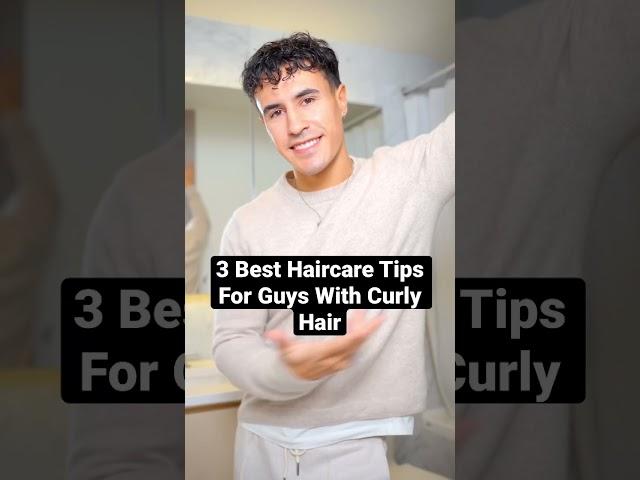 Best Haircare Tips For Guys With Curly Hair!