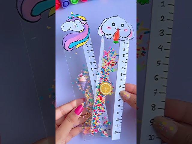 DIY paper Ruler  handmade paper Ruler #shorts #tonniartandcraft #youtubeshorts #art