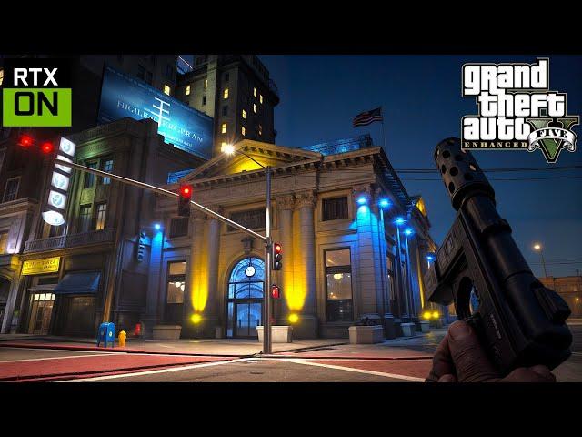 ⁴ᴷ⁶⁰ DLSS4 and Ray Tracing  Changes Everything! GTA 5 Enhanced Like You've Never Seen Before RTX5090