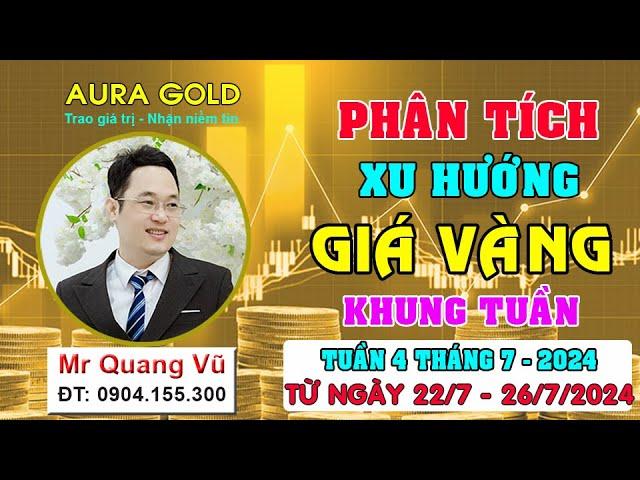 PHÂN TÍCH XU HƯỚNG GIÁ VÀNG TUẦN TỪ NGÀY 22/7 - 26/7/2024 #dubaogiavang, #nhandinhxuhuongvang