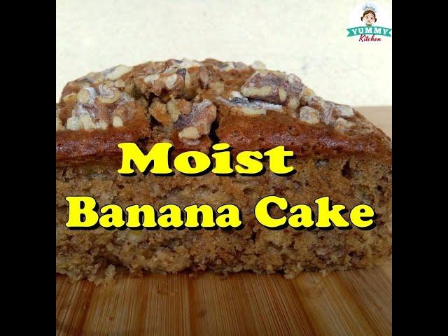 Banana cake ! Moist Banana Cake ! Easy banana Cake