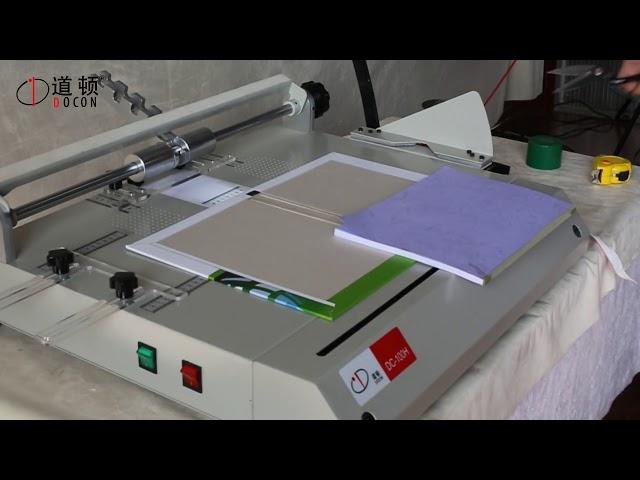 DC-100H A4 size  hardcover case maker  to make book cover