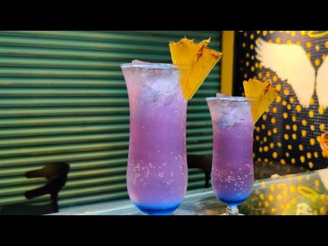 Blue Curacao And Bubble Gum Mocktail | Combo Mocktail | The Mocktail House