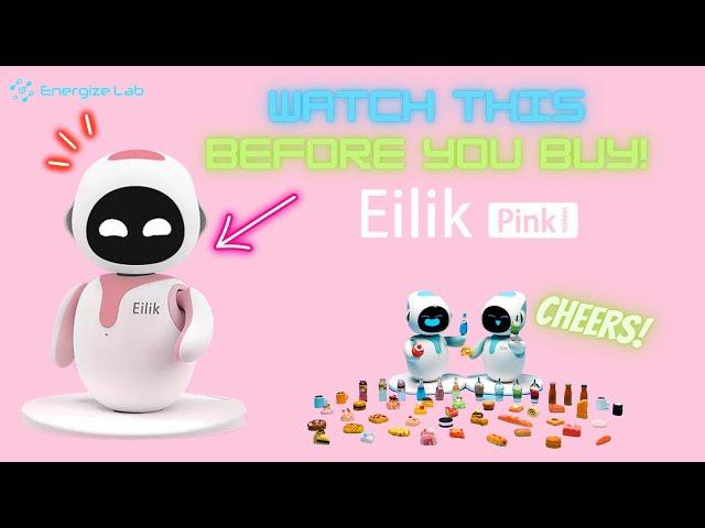 PINK EILIK limited edition unboxing and REVIEW troubleshooting tips for #eilik #pink #robot