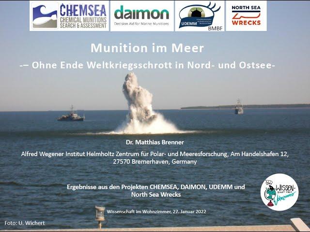 Munition im Meer – Ohne Ende Weltkriegsschrott in Nord- und Ostsee