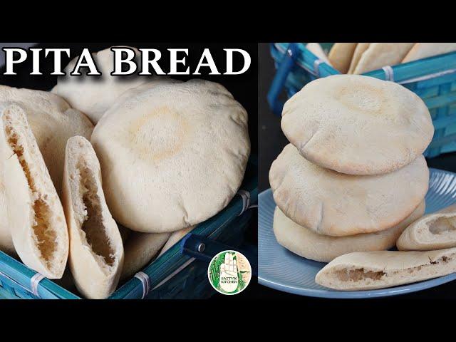 Pita Bread Easy Homemade recipe - How to make Pita Bread - Sattvik Kitchen