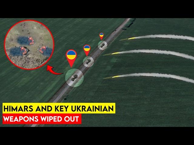 Iskander Missile Unleashes Destruction on 3 HIMARS in Ukraine!