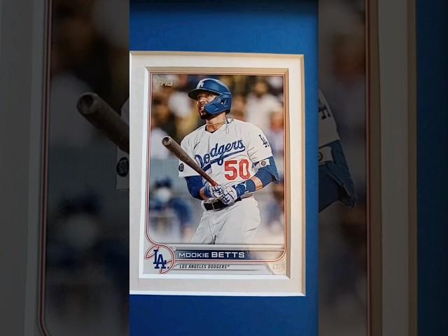 Mookie Betts Los Angeles Dodgers Display Custom Framed MLB Baseball Card Plaque - Trading Frames