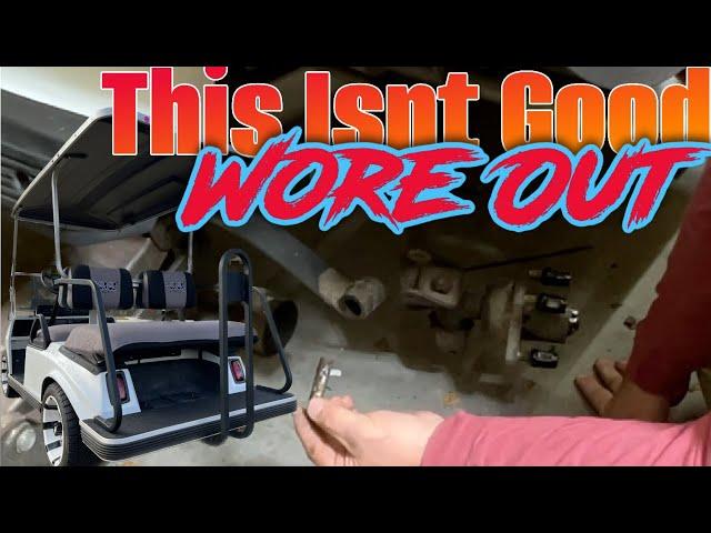 How To Replace Club Car DS Golf Cart Front Lower Spring & Upper A Arm Urethane Bushing Kit | Easy