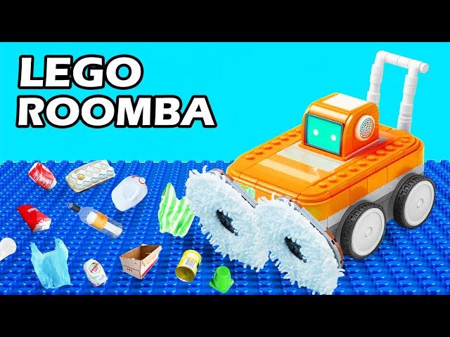 LEGO Roomba Cleaning Eat Trash Robot - Lego Technic