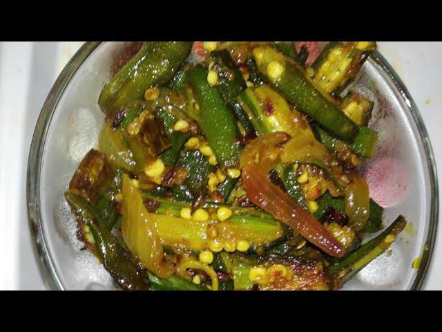 | easy masala bhindi recipe | with meera 's kitchen