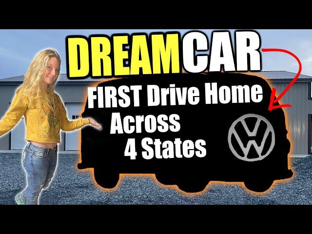 She Got Her DREAM CAR VW BUS
