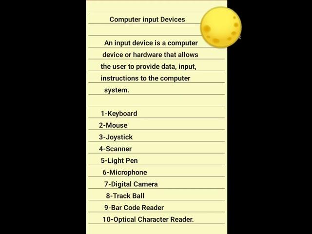Computer Input Devices & What is Computer input Devices