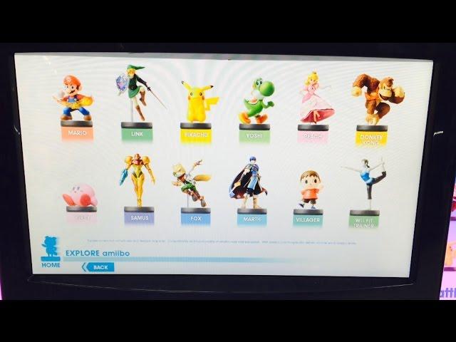 Nintendo Amiibo Demo Extended 12 Character Introduction Videos