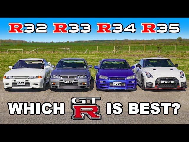 I drove EVERY Nissan GT-R!