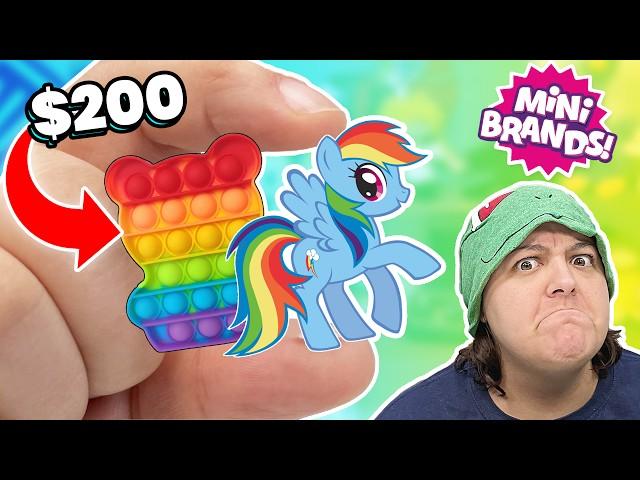 I Unbox 100 MINI Mystery Boxes Challenge Mini Brands Toys Series 3